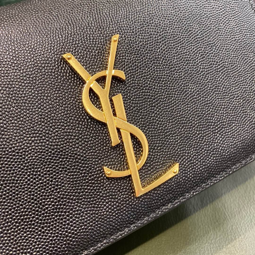 YSL Kate Black Bag Gold Hardware