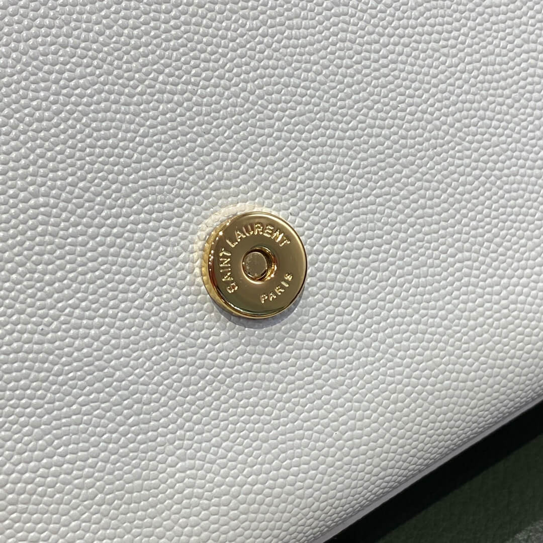 YSL Kate White Bag Gold Hardware