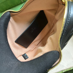Gucci Interlocking G Mini Heart Shoulder Black Bag