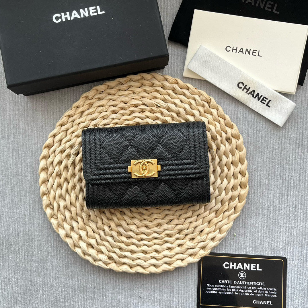 Chanel Caviar Wallet x Card Holder