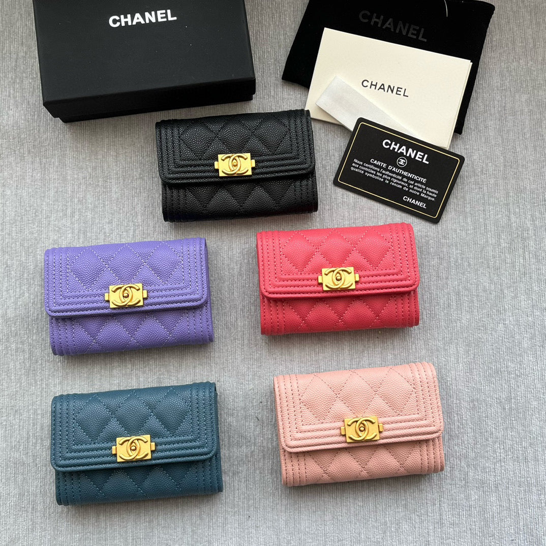 Chanel Caviar Wallet x Card Holder