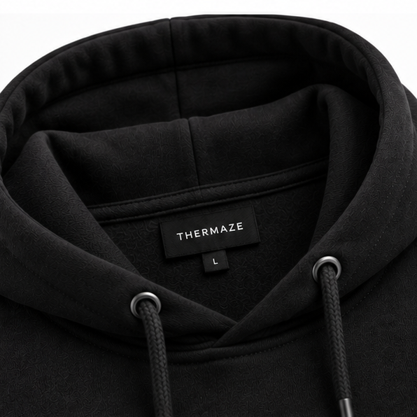 Thermaze Black Pullover Hoodie