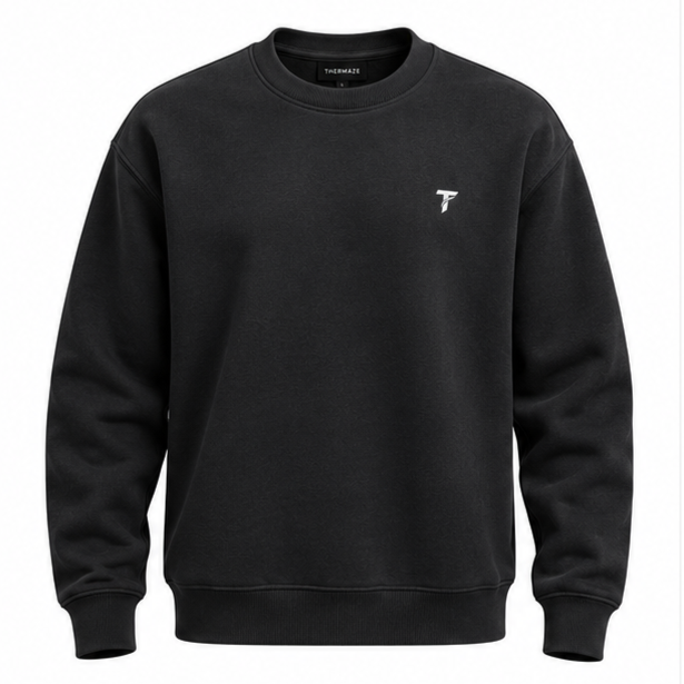 Thermaze Charcoal Crewneck Sweatshirt