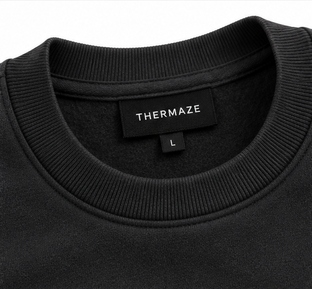 Thermaze Charcoal Crewneck Sweatshirt