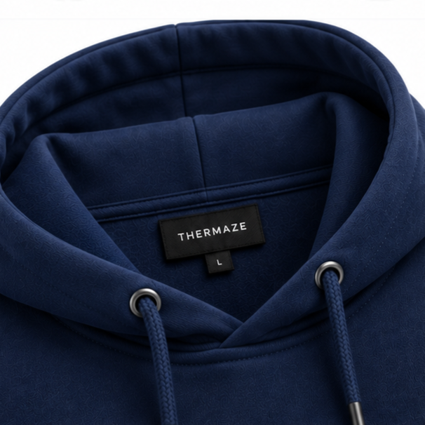 Thermaze Navy Blue Pullover Hoodie