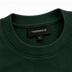Thermaze Dark Green Crewneck Sweatshirt