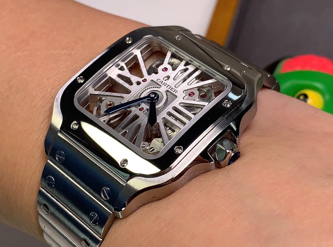 Cartier Santos de Skeleton Watch