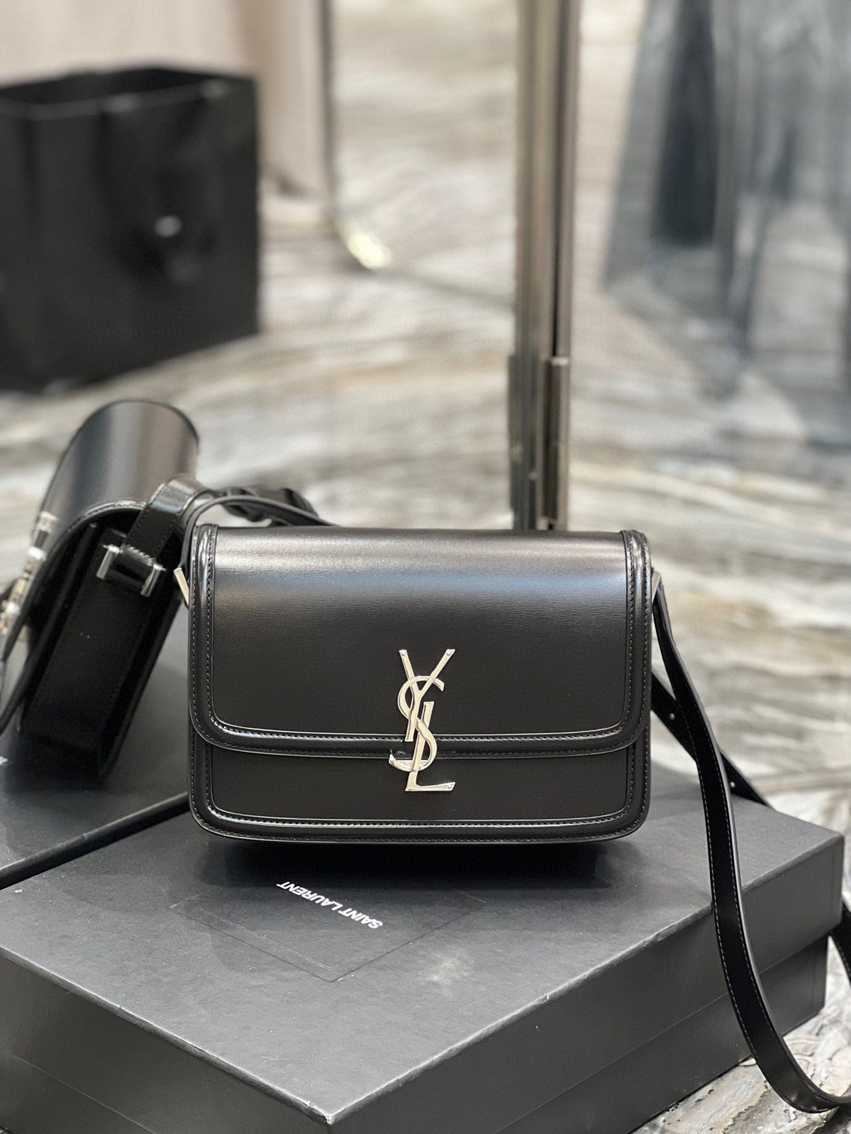 YSL Solferino Box Shoulder Bag