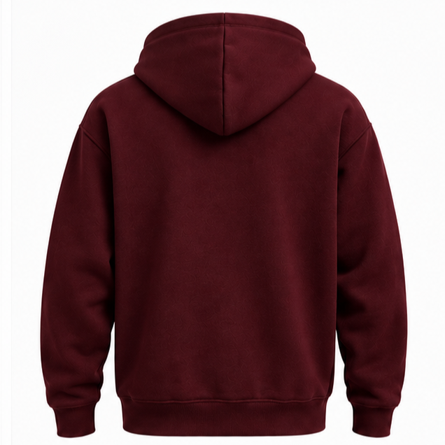 Thermaze Maroon Pullover Hoodie