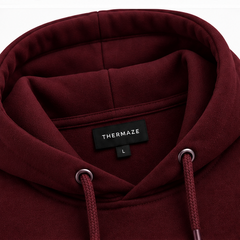Thermaze Maroon Pullover Hoodie