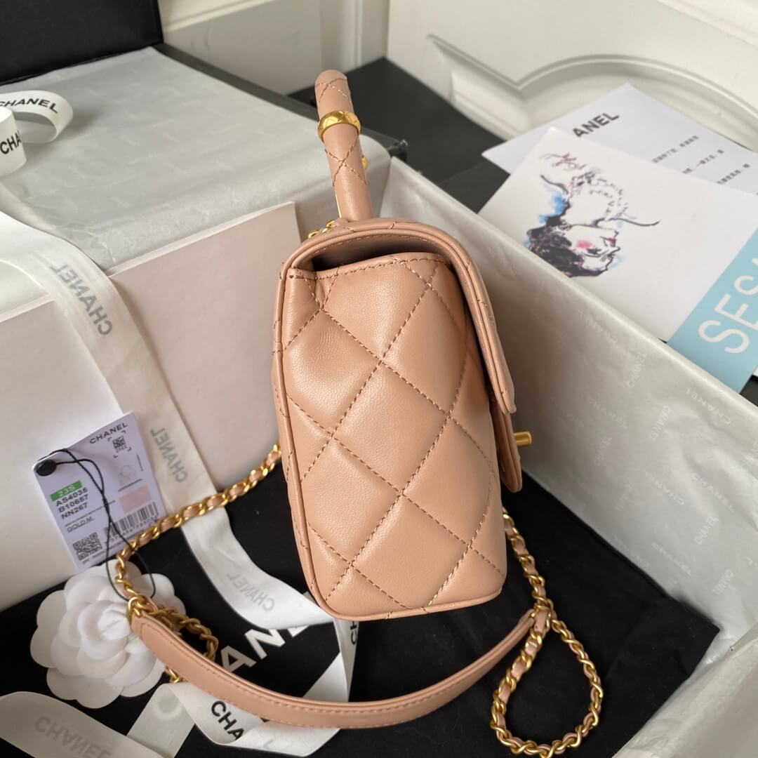 Chanel Matelasse 2 way Top Handle Chain Bag