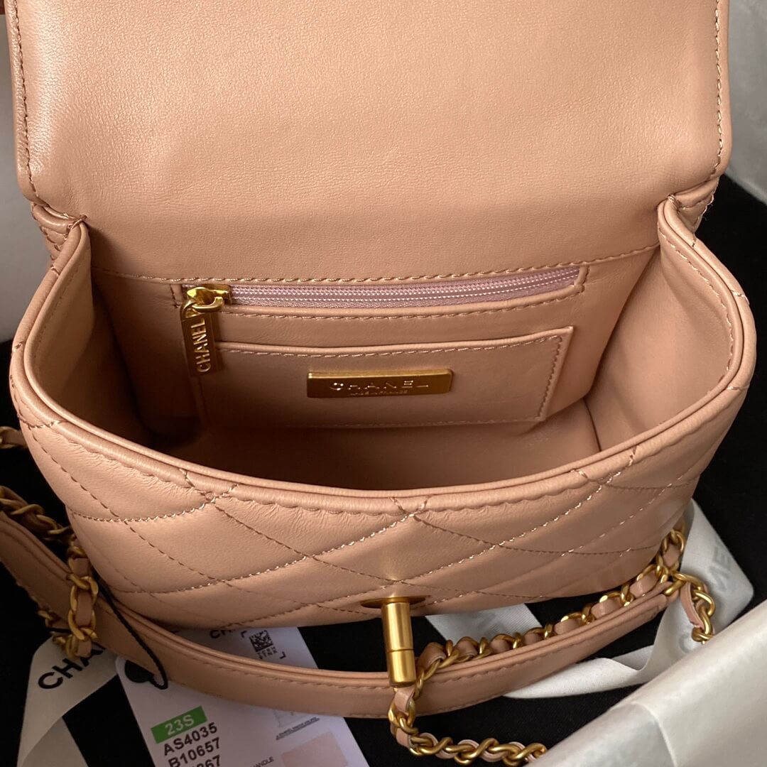 Chanel Matelasse 2 way Top Handle Chain Bag