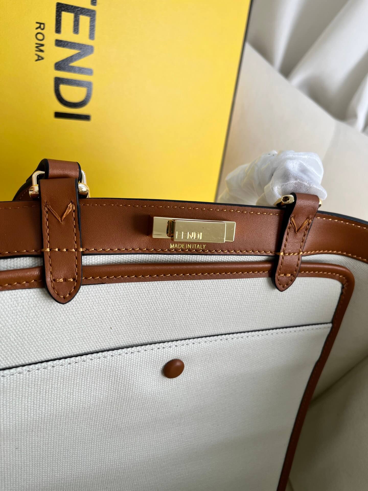 Fendi X-Tote Bag In Canvas Bag
