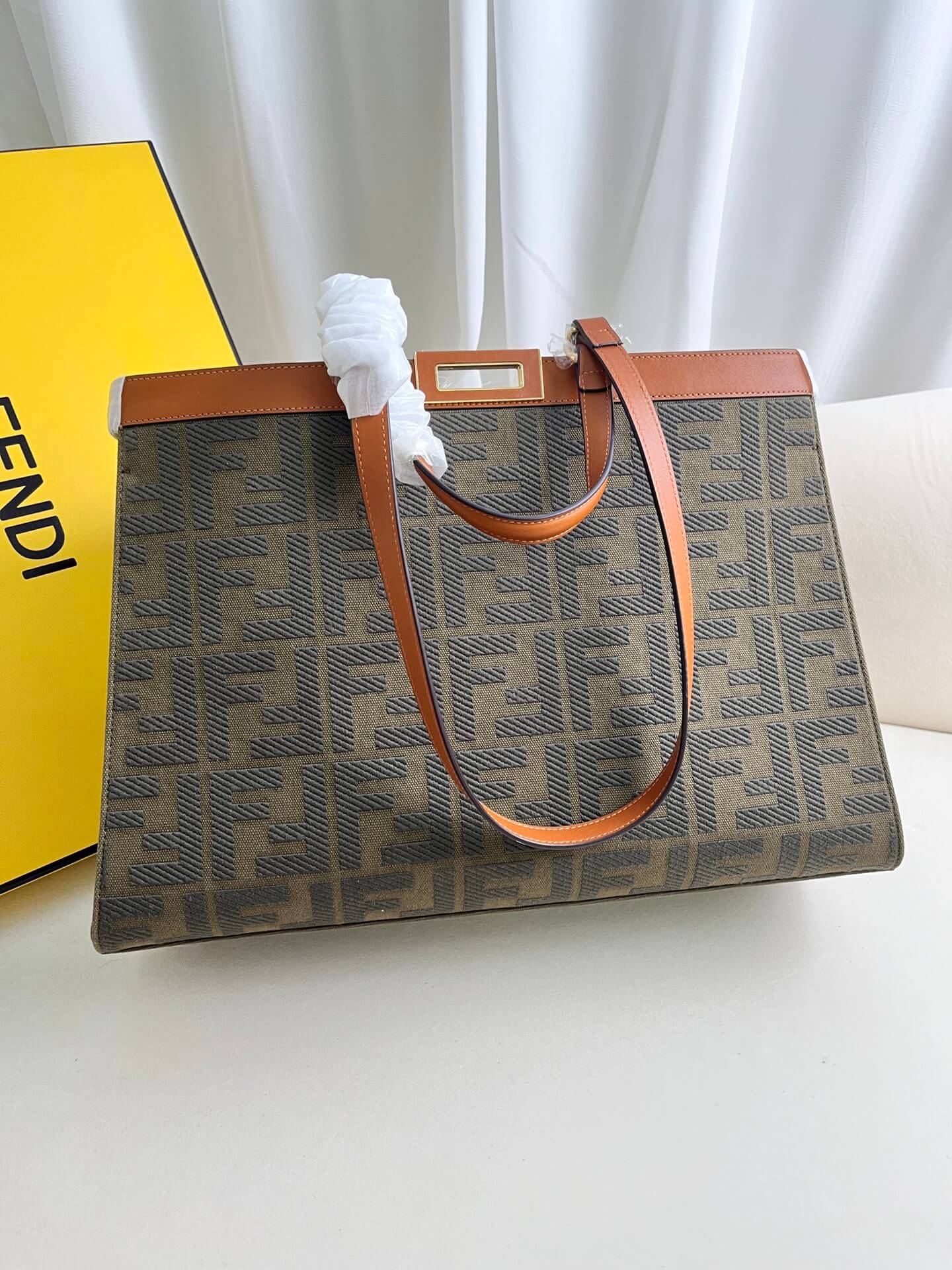 Fendi X-tote Bag In Canvas Bag