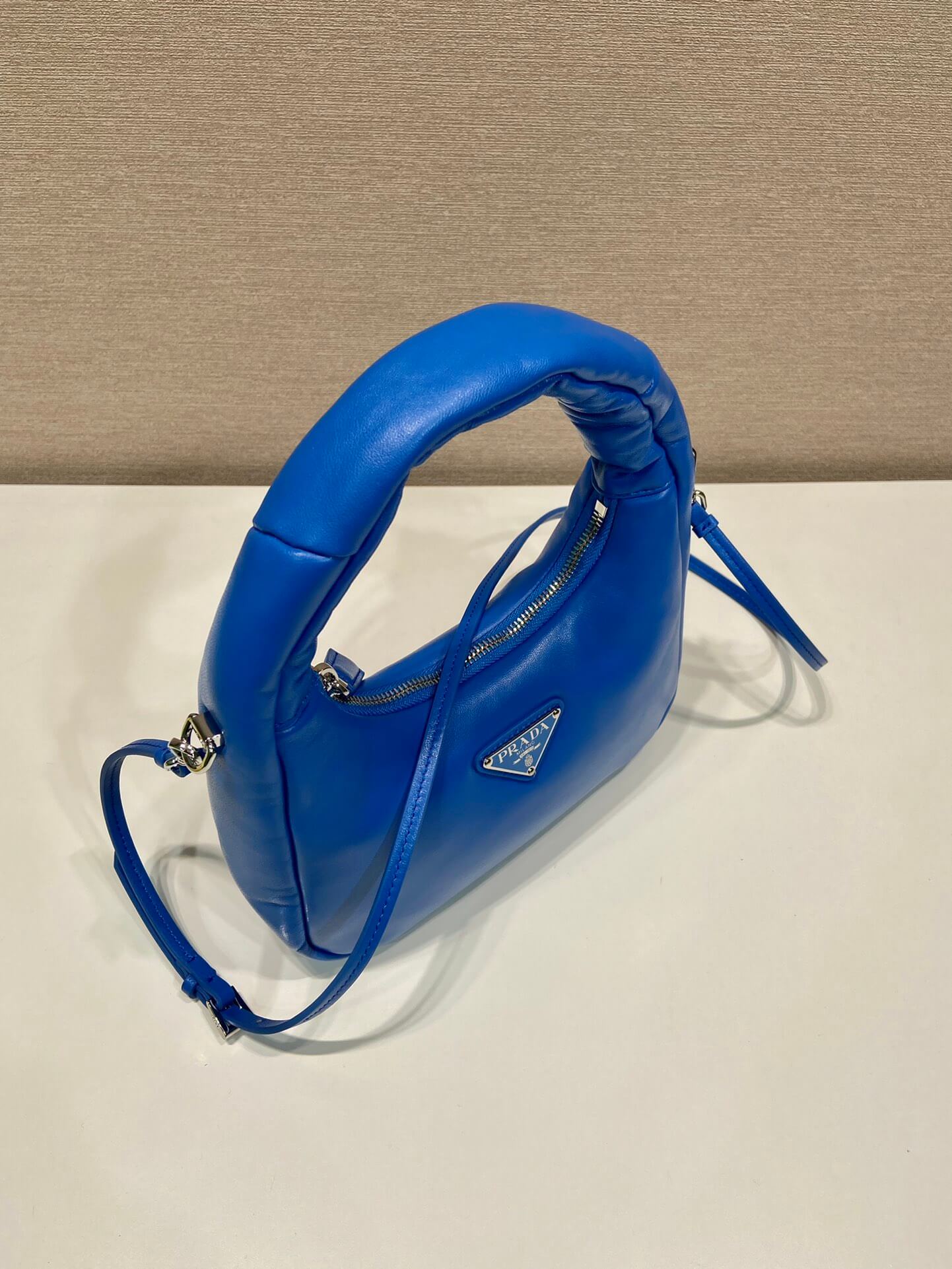 Prada Small Padded Blue Bag