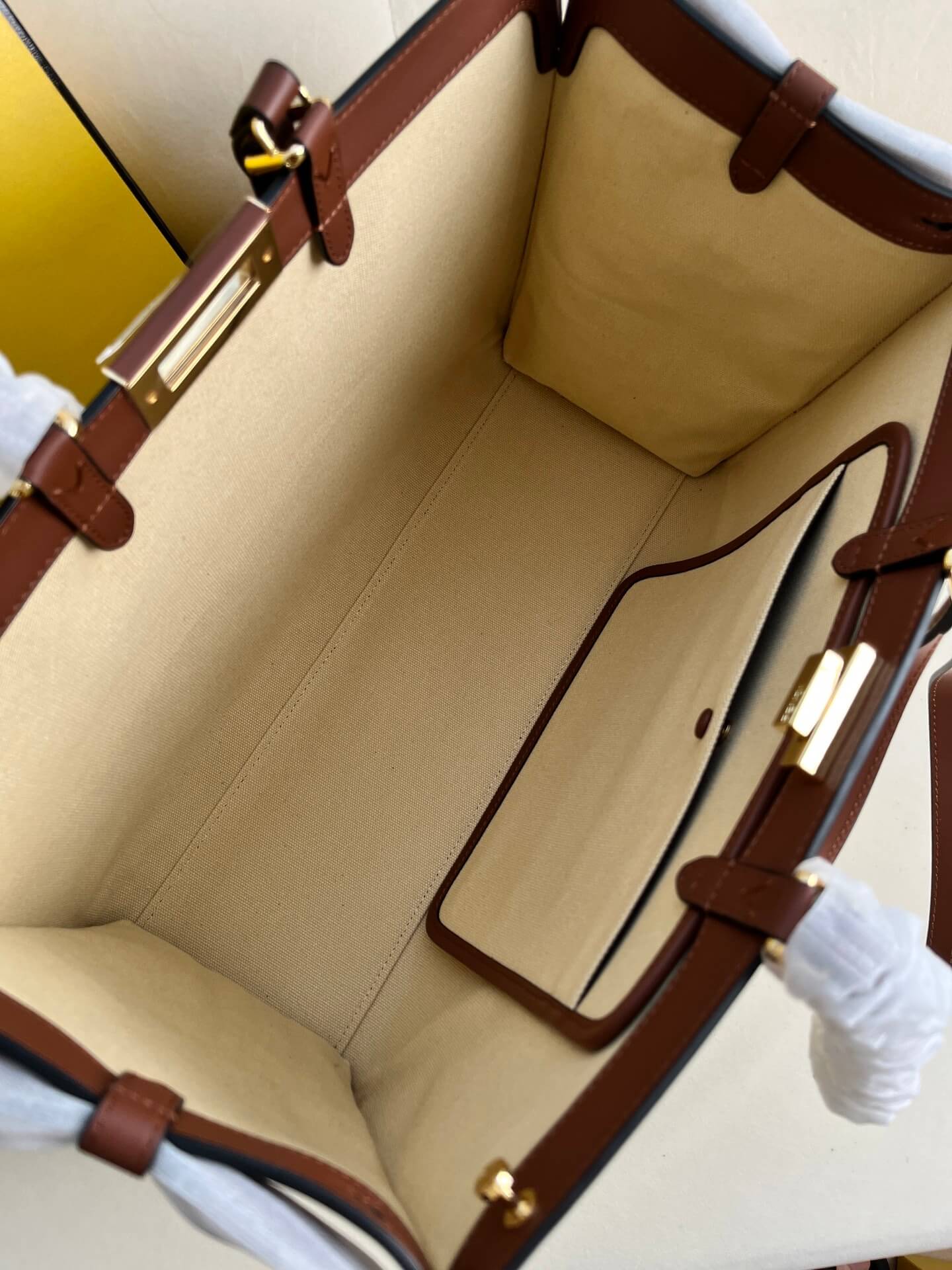 Fendi X-Tote Bag In Canvas Bag
