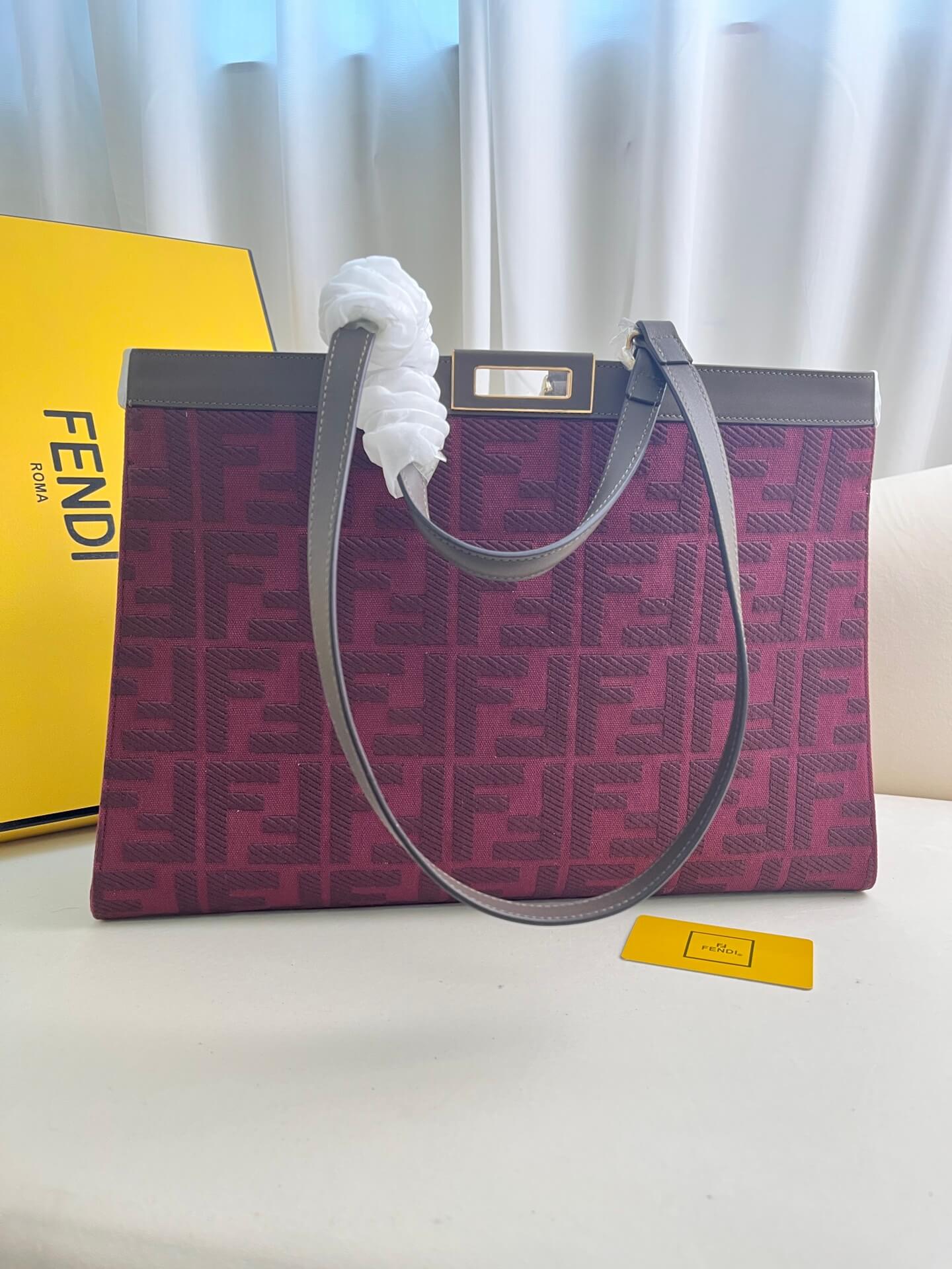 Fendi X-tote Bag In Canvas Bag