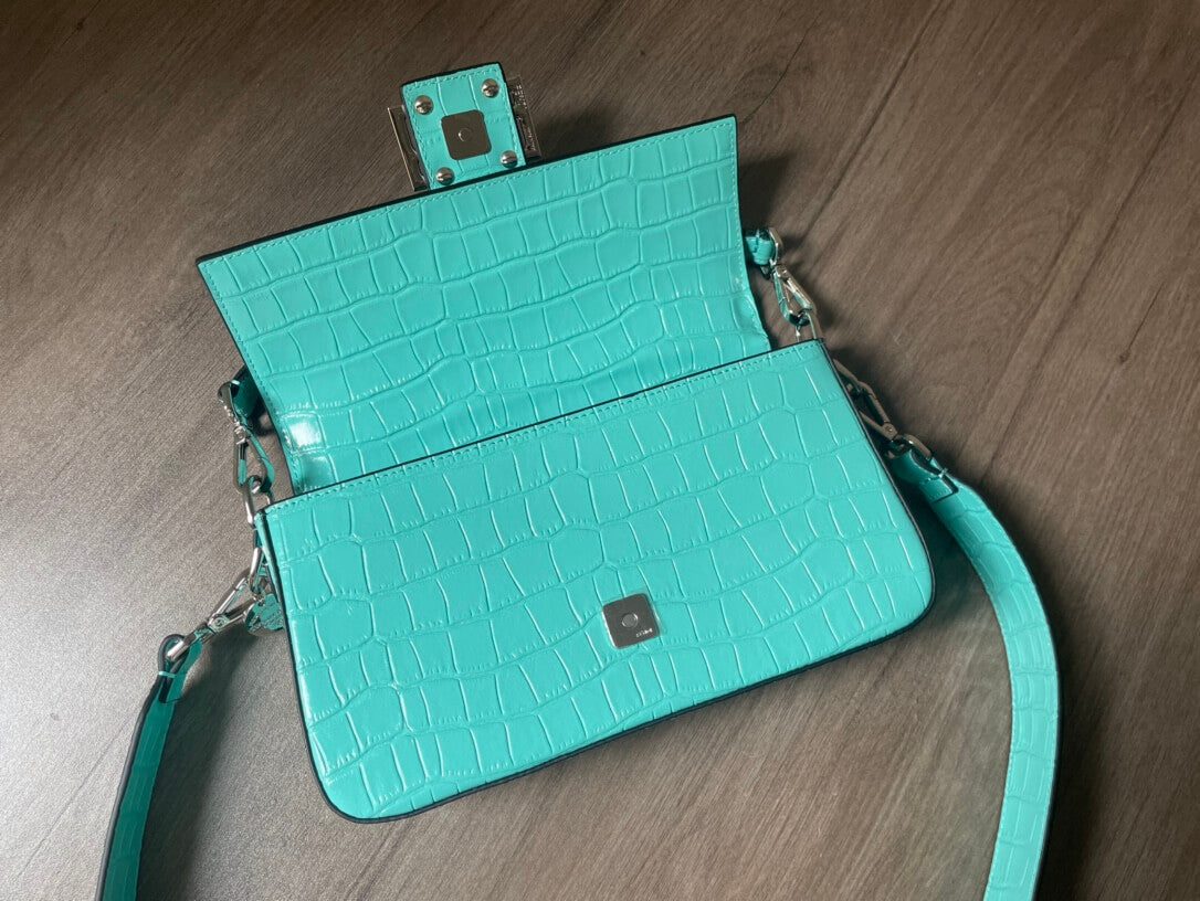 Fendi Baguette Continental Neon Bag