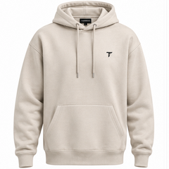 Thermaze Beige Pullover Hoodie