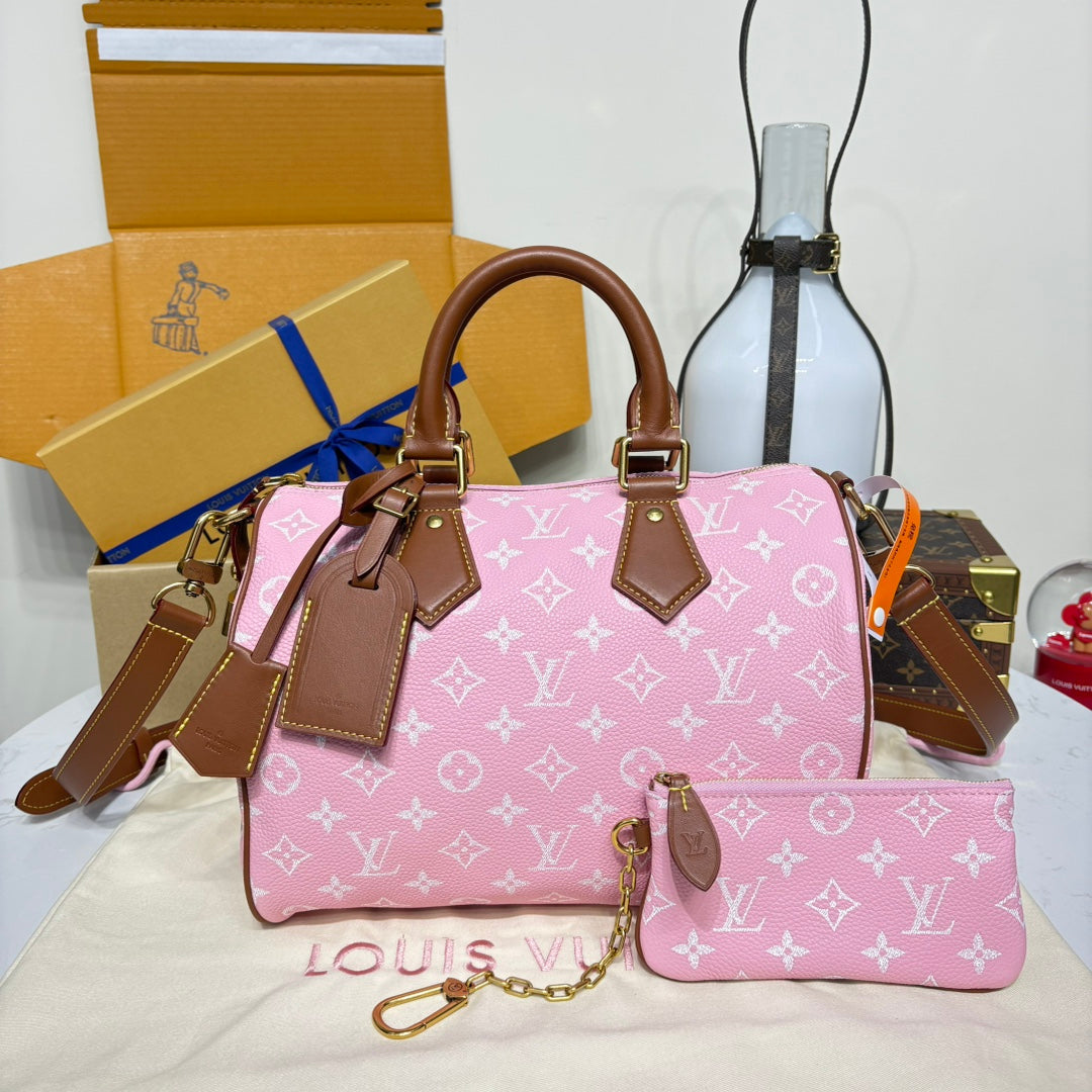 Louis Vuitton Speedy Bandoulière 30 Bag Pink