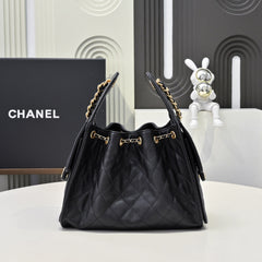 Chanel Hobo 25c Black Handbag